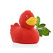 Naturkautschuk-Ente klassik, rot
