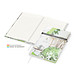 Geiger-Notes Note-Book green+blue Notizbuch A5, Natura Recycling, inkl. Druck