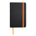 Notizbuch LECTOR im DIN-A6-Format,orange, schwarz