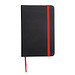 Notizbuch LECTOR im DIN-A6-Format,rot, schwarz