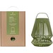 Originalhome Lampion tragbare Laterne aus recyceltem Material, grün
