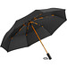 FARE® Oversize Taschenschirm Colorline, schwarz/orange
