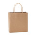 Papier Tragetasche Recycled klein, natur