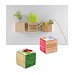 Pflanz-Holz Magnet mit Samen, Gartenkresse, 1-seit. Druck