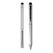 Pierre Cardin® CLAUDIE Set aus Rollerball Touchpen und Kugelschreiber Stylus, weiß