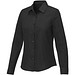 Pollux Damenbluse mit langen Ärmeln, schwarz, 4XL