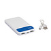 Powerbank SILICON VALLEY 10.000 mAh, blau/weiß