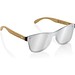 Prism Sonnenbrille aus RCS rec. Kunststoff mit Bambusbügeln, braun