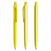 prodir® Druckkugelschreiber DS8 PMM Push, blaue Mine, gelb