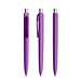 prodir DS8 Soft Touch PRR Push Kugelschreiber, Raspberry-Silver satin finish