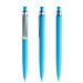 prodir® Druckkugelschreiber QS01 PMS Push, blaue Mine, cyanblau