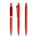prodir® Druckkugelschreiber QS01 PMT Push, blaue Mine, rot