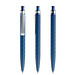 prodir® Druckkugelschreiber QS01 Soft Touch PRS Push, blaue Mine, dunkelblau