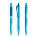 prodir® Druckkugelschreiber QS20 PMT Push, blaue Mine, cyanblau