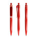 prodir® Druckkugelschreiber QS20 PMT Push, blaue Mine, rot