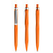prodir® Druckkugelschreiber QS20 Soft Touch PRS Push, blaue Mine, orange