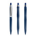 prodir® Druckkugelschreiber QS20 Soft Touch PRS Push, blaue Mine, dunkelblau