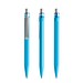 prodir QS50 PMS Push Kugelschreiber, Cyan Blue-Silver satin finish