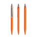 prodir QS50 PMS Push Kugelschreiber, Orange-Silver satin finish