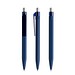 prodir QS50 Soft Touch PRT Push Kugelschreiber, Sodalite Blue-Silver satin finish