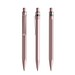 prodir QS50 Stone PQS Push Kugelschreiber, Rose Quartz-Rose Quartz satin finish