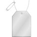 RFX™ H-12 Reflektierender Tag-PVC-Anhänger, weiss