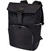 Rhine 15 Rolltop-Rucksack aus recyceltem GRS-Material 18 L, schwarz