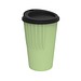 Riffel-Kaffeebecher ToGo, 300 ml, geselliges grün/schwarz
