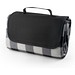 RILEY II. EPE-beschichtete Picknickdecke (180 g/m²) mit Muster, Schwarz