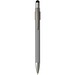 Rill RCS recycelter Kugelschreiber mit Stylus und Fidget Spinner (blaue Mine), grau