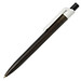 RITTER PEN Druckkugelschreiber Insider, blaue Mine, transparent, schwarz