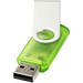 Rotate Transculent USB-Stick, grün, 16GB