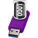 Rotate USB-Stick 3.0 mit Doming, lila, 16GB