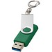 Rotate USB-Stick 3.0 mit Schlüsselanhänger, grün, 32GB