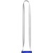 ROTHERHAM. SET Lanyard SUBLIMATION Long II (20 mm) Duo aus recyceltem Polyester (100% rPET) mit Silikon-Becherhaltern, 303 - Blau