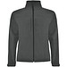 Rudolph Softshelljacke Unisex, Dark Lead, 2XL