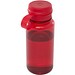 Ryder 900 ml RCS-zertifizierte RPET-Sportflasche mit Multifunktionsdeckel, rot