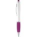 SANS. Kugelschreiber mit Drehmechanik und Metallclip, Violett