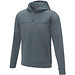 Sayan Kapuzenpullover mit halbem Reißverschluss für Herren, stahlgrau,  S