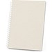 SCHILLER. Notizblock A5 mit flexiblem Cover, hergestellt aus 100 % Recyclingpapier, Hellgrau