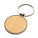 Schlüsselanhänger CIRCLE,braun, silber