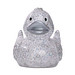 Schnabels® Bade-Ente Klassik, glitter/silber