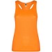 Schura Sport Top für Damen, Fluor Orange, 2XL