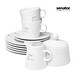 senator® Porzellanset Fancy Start-Up 74-teilig, weiß senator® Porzellanset Fancy Start-Up 74-teilig, weiß