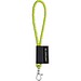 SET Lanyard NAUTIC Short (Ø 7 mm) Set mit 9 mm Schnappkarabiner, Gelb Hexachrome
