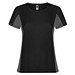 Shanghai Sport T-Shirt für Damen, schwarz / Dark Lead, L