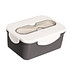 SNACK Lunchbox mit Löffel, grau