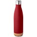 SOLBERG. Thermosflasche aus Edelstahl und Korkboden, 560 ml, Burgunder