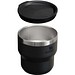 Stanley Stay Hot 295 ml Edelstahl isolierter, stapelbarer Camp Becher, schwarz