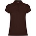 Star Poloshirt für Damen, Chocolat, 2XL